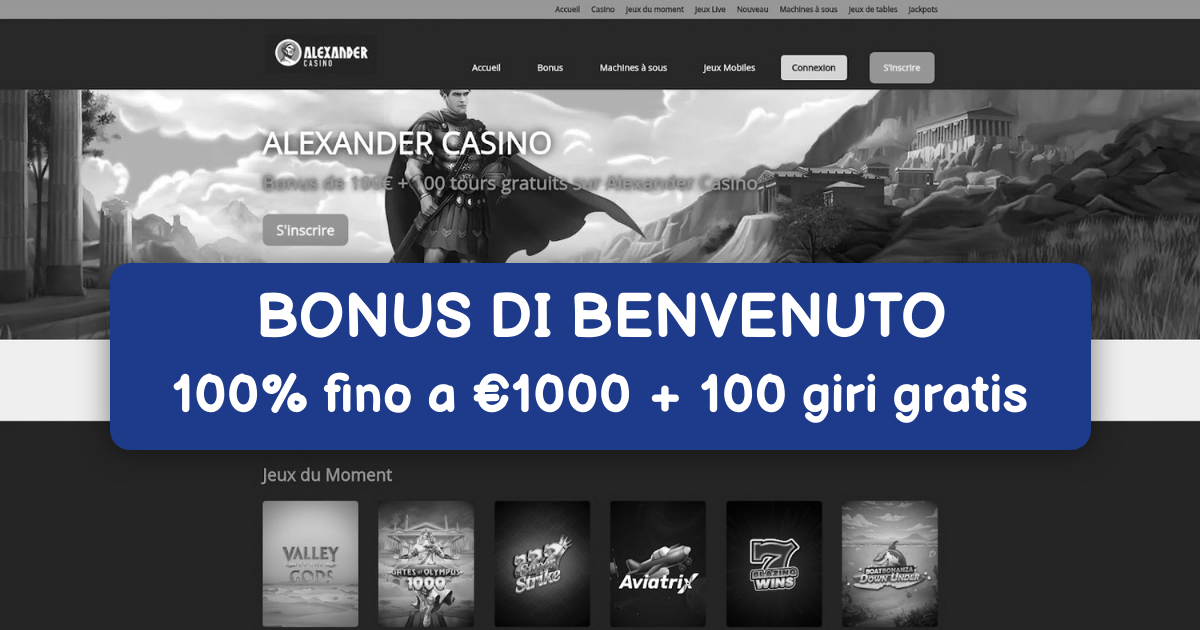 Alexander Casino Italia - Gaming Online Premium