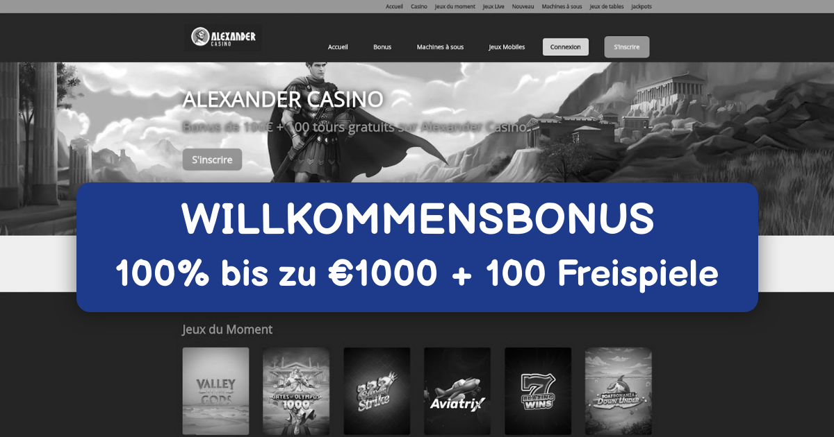 Alexander Casino Österreich - Premium Online Gaming