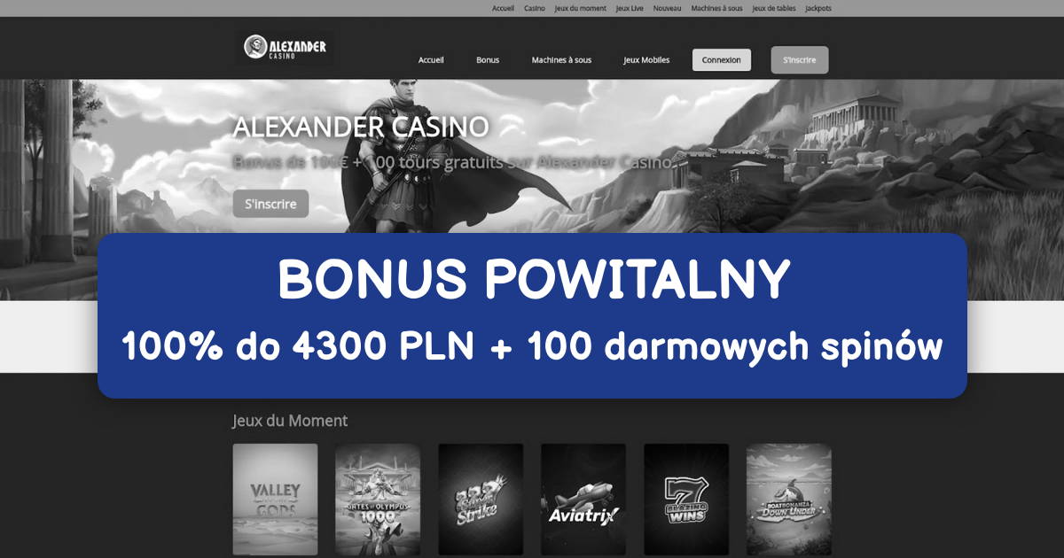 Alexander Casino Polska - Premium Gaming Online